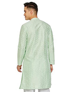 Be Active MenS Traditional Embroidered Lucknowi Full Sleeves Kurta || Cotton Kurta For Men || Men Kurta For Wedding || Kurta Fo