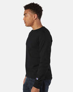 Champion Garment Dyed Long Sleeve T-Shirt XL Saltwater