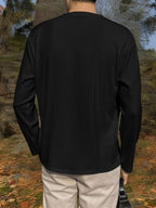 Leriya Fashion Mens Regular Fit T-Shirt (LF-MT-1103_Black