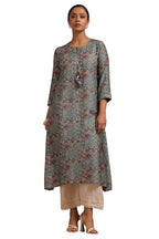 Soch Women Silk Blend Ethnic Motifs Kurta with Tassels