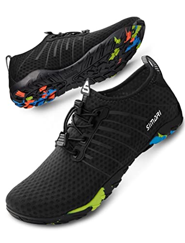 SIMARI Water Shoes Women Men Swim Beach Pool River Barefoot Aqua Socks for Swimming Hiking Boating Fishing Diving Surfing Yoga N