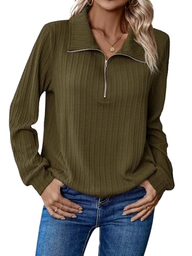 LERIYA FASHION Womens Polycotton Solid Regular Fit Top (LF-W2081_Green XL)