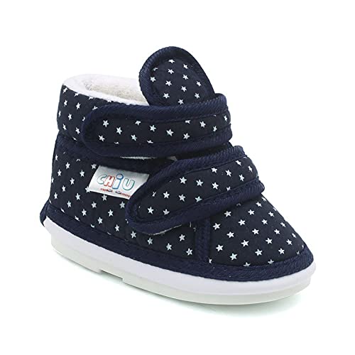 Chiu Baby BoyS And Baby GirlS Modern Shoes 2124 Months, Blue 21-24