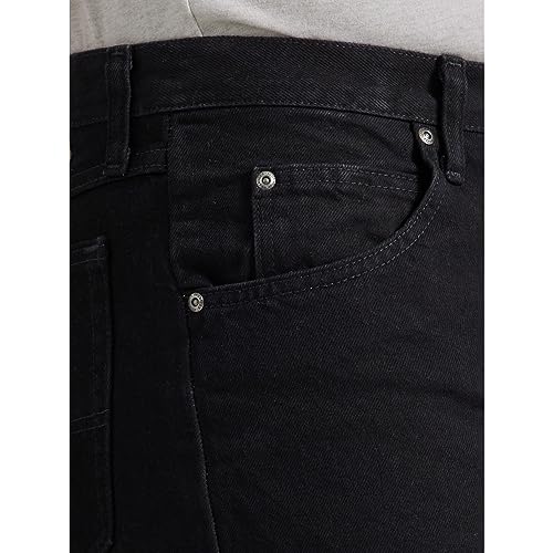 Wrangler Authentics Men's Classic 5-Pocket Relaxed Fit Cotton Jean, Black, 40W x 29L