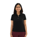 BlissClub Women The Last tee | Stays New for 750+ Days |10X Durable Polo Neck tee | Womens t-Shirt | Short Sleeves | Hip Coverin
