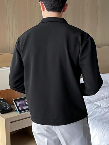 Leriya Fashion MenS Regular Fit Black Polo T-Shirt  Plain & Versatile (Available In Plus Size And Combo Pack Of 2)