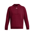 Under Armour Men's Rival Fleece Hoodie, (625) Cardinal / / White, 4X-Large