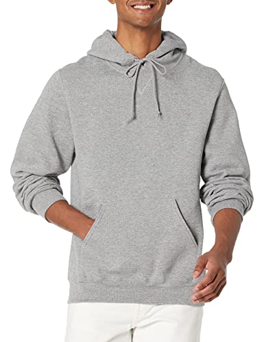 Russell Athletic Mens Dri-Power Pullover Fleece Hoodie, Oxford, Medium