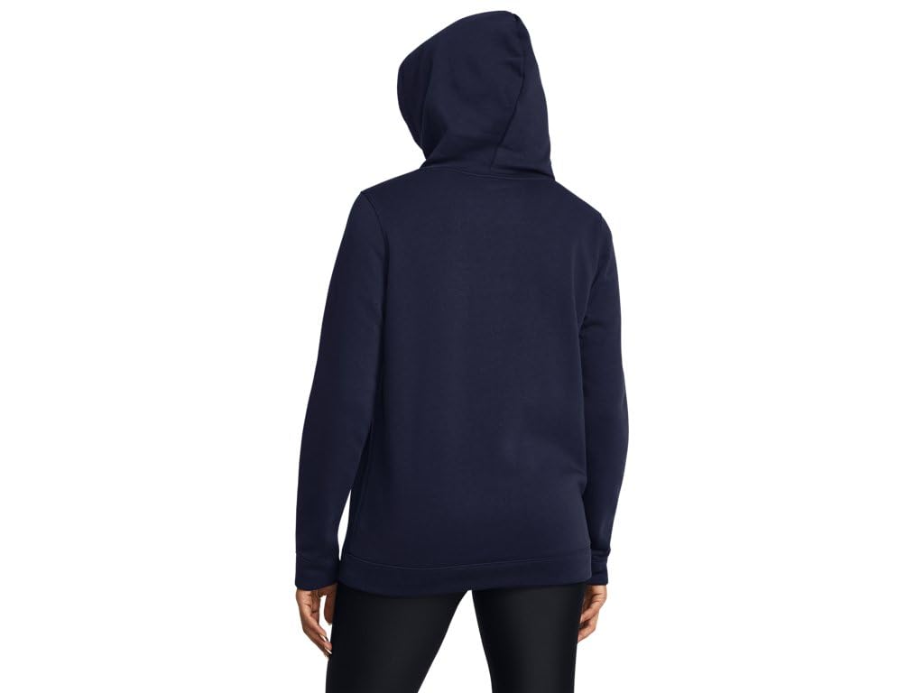 Under Armour Women's Hustle Hoodie Navy | White MD