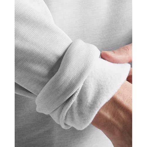 Under Armour Men's Armour Fleece Twist Quarter Zip, (014) Halo Gray / / Black, 3X-Large