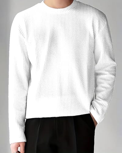 I Enterprise MenS Cotton Bland T Shirt | Round Neck | Full Sleeve | Plain | Combo Pack Of 2