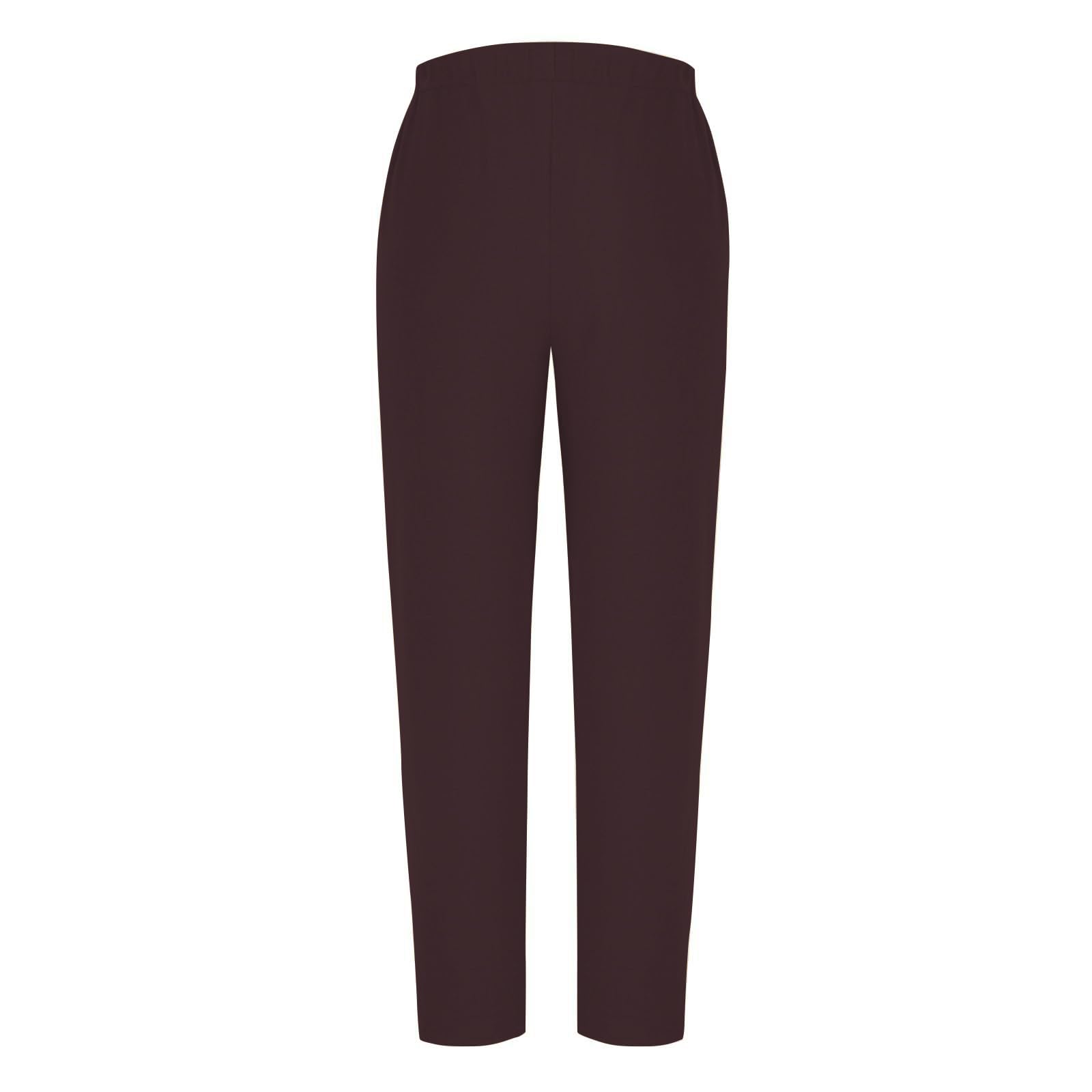 Sugathari Girls & Womens Pants Imperial Blue Button Side Trousers Summer Casual Wide Leg Pant Boho Beach Bottom with Pockets V