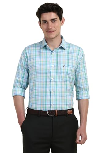 Allen Solly Men Slim Fit Casual Cotton Full Sleeve Shirt