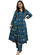 GRECIILOOKS Women Rayon W1836&TR893 Regular Fit Co Ord Sets (Blue, XX-Large)