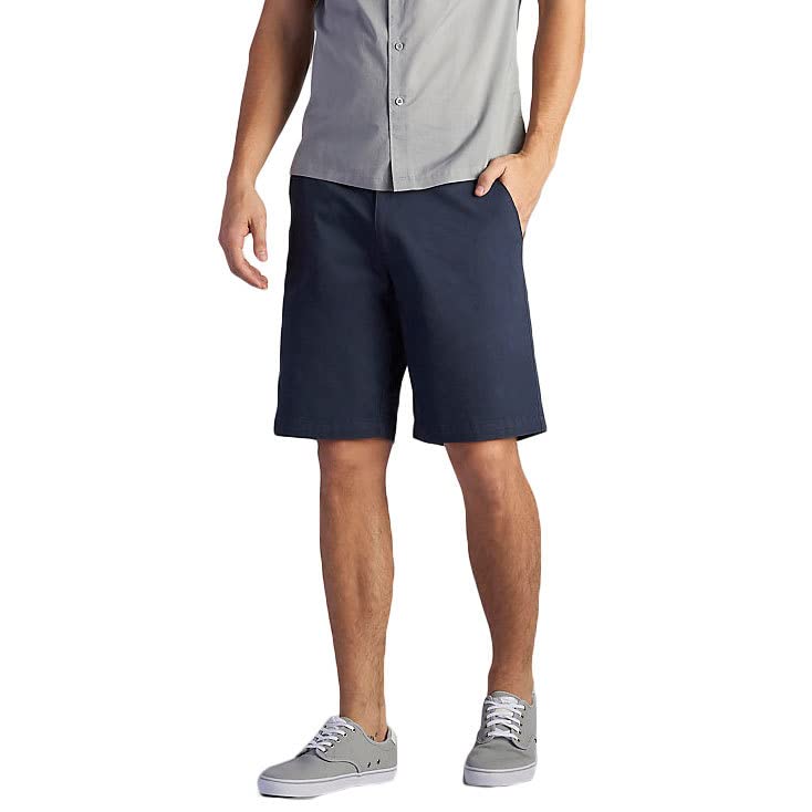Lee Mens Extreme Motion Flat Front Short, Navy, 40