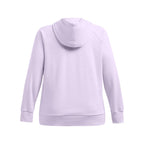 Under Armour Womens Rival Fleece Big Logo Hoodie, (535) Salt Purple / / White, X-Large