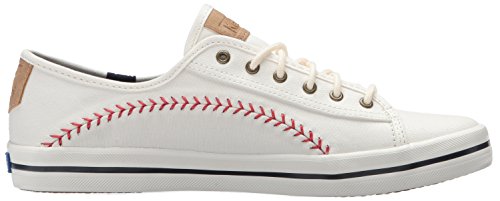 Keds Kickstart Pennant, Sneaker Womens, Cream, 6 Medium