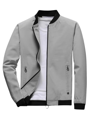 Lymio men jackets || bomber jacket for men || Lightweight Outwear Sportswear Polyester Standard Length Bomber Jacket (J-01-03) (