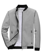Lymio men jackets || bomber jacket for men || Lightweight Outwear Sportswear Polyester Standard Length Bomber Jacket (J-01-03) (