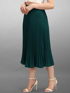 Kzully | Chic Midi Skirts Elegant Ensembles For Women & Girls Green