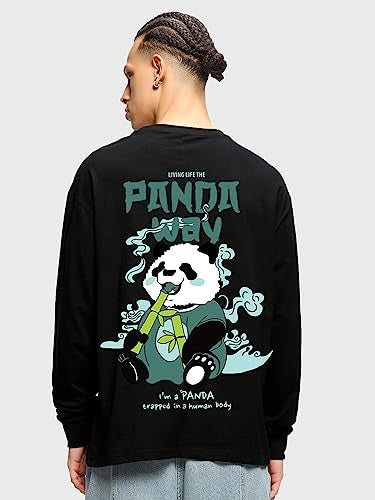Bewakoof Men T-Shirt 1192151 Black Xl