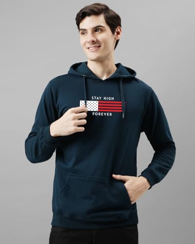 ADRO Cotton Sweatshirt for Men | Mens Hoodies | H24-FLAG-SB-S Teal