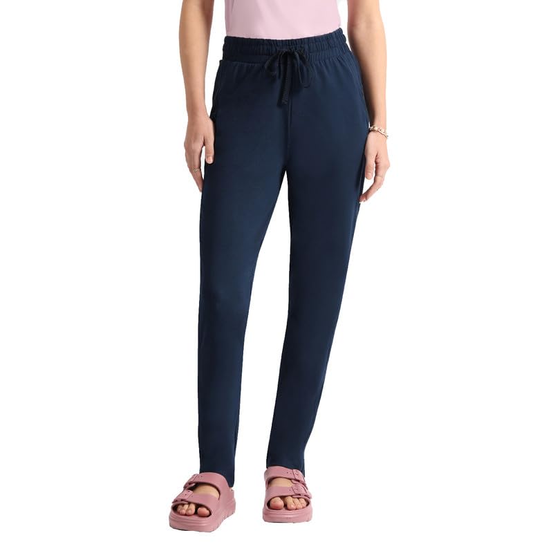 BlissClub Groove-in Cotton Joggers, Cotton Joggers, Side Pockets, Stretchy,Slits at Hem