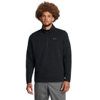 Under Armour Men's Specialist Quarter Zip, (002) Black / / Castlerock, Small