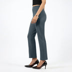 Blissclub Womens Straight Pants (Ultimatestraight_Graphite_Gowri Grey