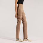 Blissclub Womens Straight Pants (Ultimatestraight_Mocha_Barkha Brown