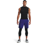 Under Armour Men's Armour HeatGear 3/4 Leggings, Black (001)/Pitch Gray, 4X-Large