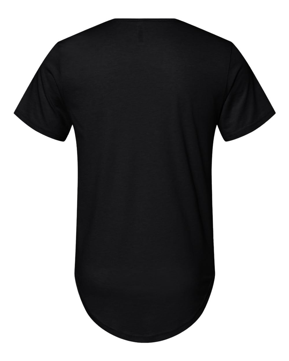 FWD Fashion Mens curved Hem Short Sleeve T-Shirt - WHITE - S(D0102H7KAR8)