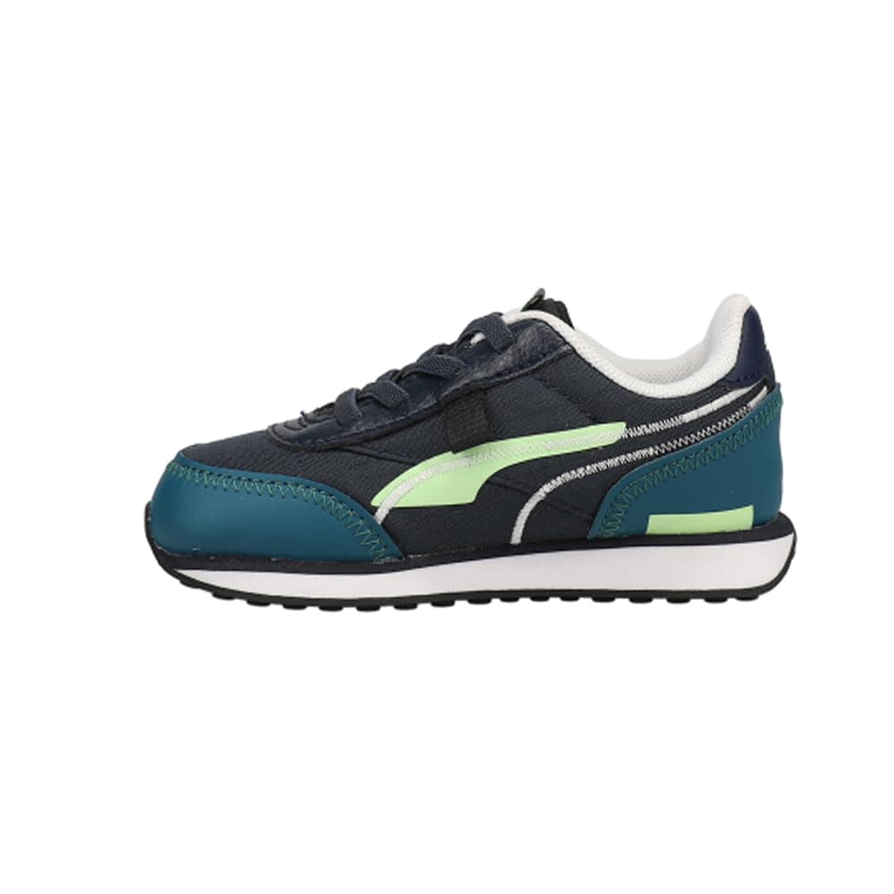 PUMA Future Rider Twofold AC (Toddler) Parisian Night/Puma Black/Blue Coral 4 Toddler M