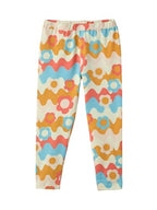The Souled Store Fun Floral Girls Multicolour All Over Printed Cotton Leggings (2-8 Yrs)
