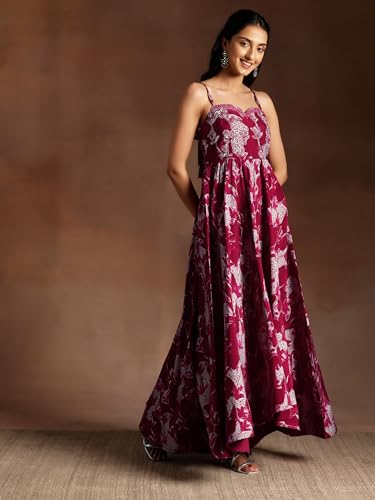 Libas WomenS Silk Blend Kurta Set (35846_Pink