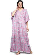 Libas Printed Cotton Night Dress For Women (50171R) Lavender