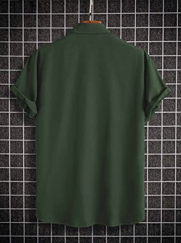 DHRUVI TRENDZ Mens Regular Fit Shirt