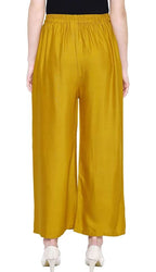 Fashion Gallery WomenS Rayon Relaxed Fit Palazzo Pants With Full Length Pull On Closure And Elasticated Flexible Waist|Palazzo