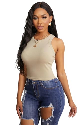 Toochki Top for Women| Crop | Short | Tops | Spandex | Strachable Tank Style Solid Tunics