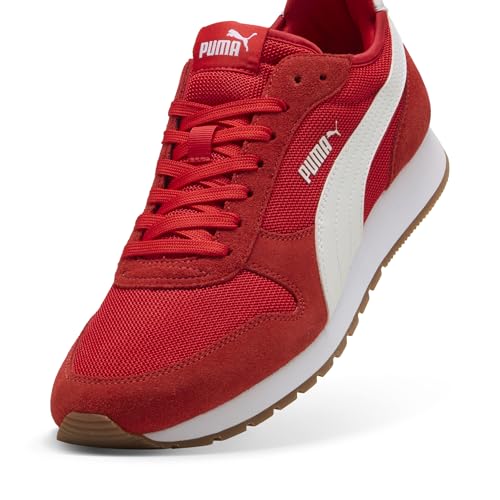 PUMA Men's ST Miler Shoes, for All Time Red-White-Gum, 10