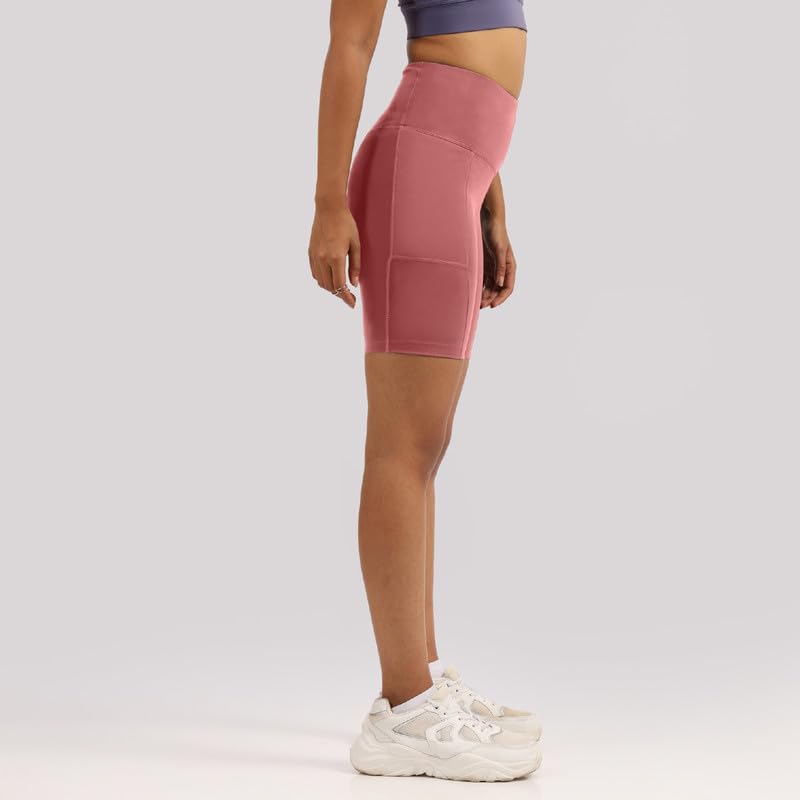 BlissClub Ultimate Cycling Shorts Lite with 2 Pockets | Gym Shorts for Women Workout, Sports Shorts, Swim Shorts and Shapewear f