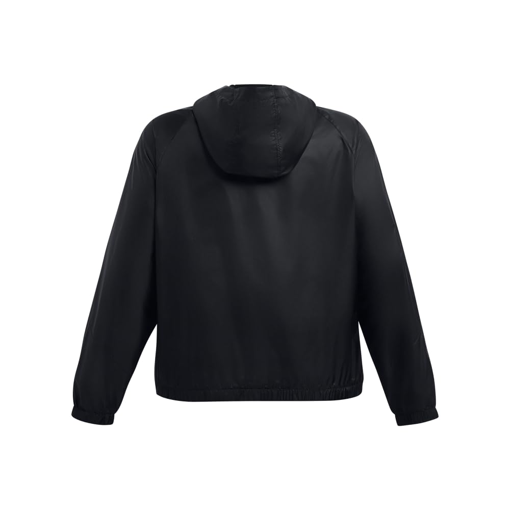 Under Armour Women's Sport Windbreaker Jacket, (001) Black / / White, X-Small