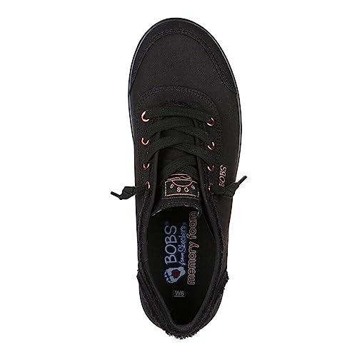 Skechers Women's Bobs B Cute Sneaker, Black Black, 9 Wide