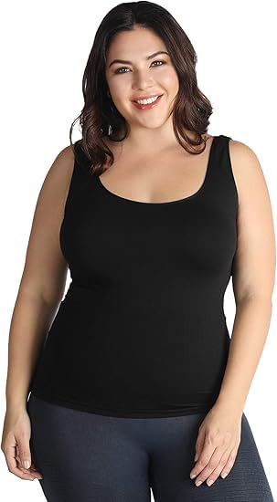 TrandingOutfit Cotton Tank Top Vest Top Camisole Sando Inner Wear Camis For Women, Girls Pack Of 1 (3Xl, Black) 3