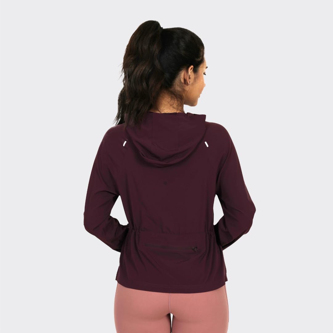 BlissClub AerLight Packable Jacket | Lightweight jacket | Hooded jacket | Relaxed fit | Full sleeves