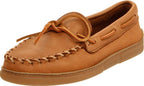 Minnetonka Mens Moosehide Classic Moccasin,Natural Moose,10.5 M US