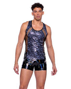 6520 - Shimmer Camouflage Tank Top