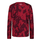 Under Armour Boys Outdoor Long Sleeve Tee, Stylish Crew Neckline, Cute Full Fit T-Shirt, Cordova Plume Wave, Large US