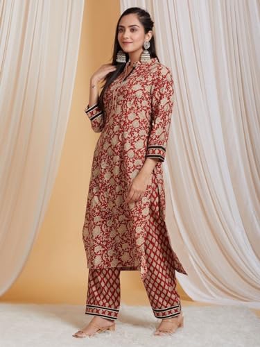 Lookmark Kurta Set: Fashion Fusion At Its Finest! Experience The Perfect Blend Of Fashion And Tradition With Our Printed Sets! M
