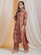 Lookmark Kurta Set: Fashion Fusion At Its Finest! Experience The Perfect Blend Of Fashion And Tradition With Our Printed Sets! M